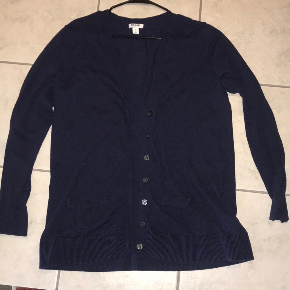 Navy Blue Cardigan